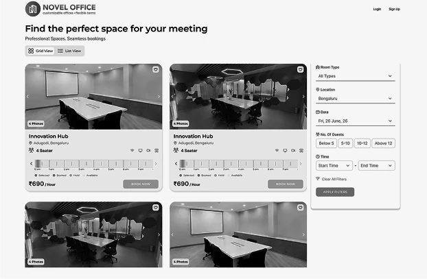 Meeting Room Booking System project